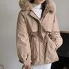 New Design Winter Korean Fashion Women Overcoat Vintage Aesthetic Loose Thick Coat Female Hoodie Casual Warm Elastic Waist Long Sleeve