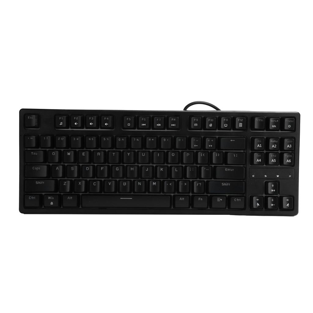 Daidai Computer Keyboard Wired Mechanical Red Shaft 87‑Keys STK130 for Game
