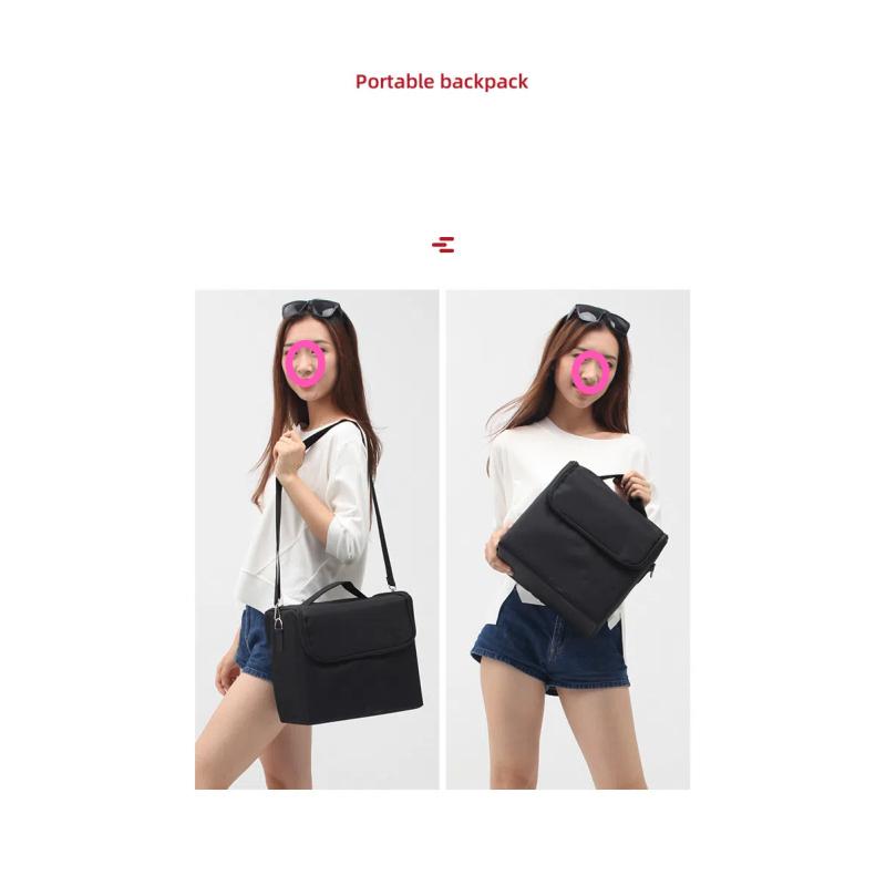 Große, mehrschichtige, professionelle Kosmetiktasche mit großem Fassungsvermögen, tragbare Nailart-Tattoo-Make-up-Toolbox, Make-up-Aufbewahrungstasche