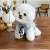 Spring and Autumn Pet Vest Cute Scarf Base Shirt Pet Teddy Solid Color Coat Puppy Clothes Dog Clothes for Small Dogs 2XS - 3XL