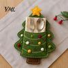 Handmade Christmas Craft Felt Cutlery Holder DIY Kit, Holiday Flatware Pouch Santa Napkin Set, Utensil Sleeve for Dinner Table, Xmas Party Snowman