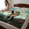 Throw High-Density Short Plush Blanket For Sofa Nap Air-Conditioned Room Soft Skin-Friendly Goodnight Punpun