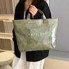 Summer PVC Tote Bag Tote Bag Letter Prints Handbags Fashion Transparent Jelly Bag  Fitness Bag