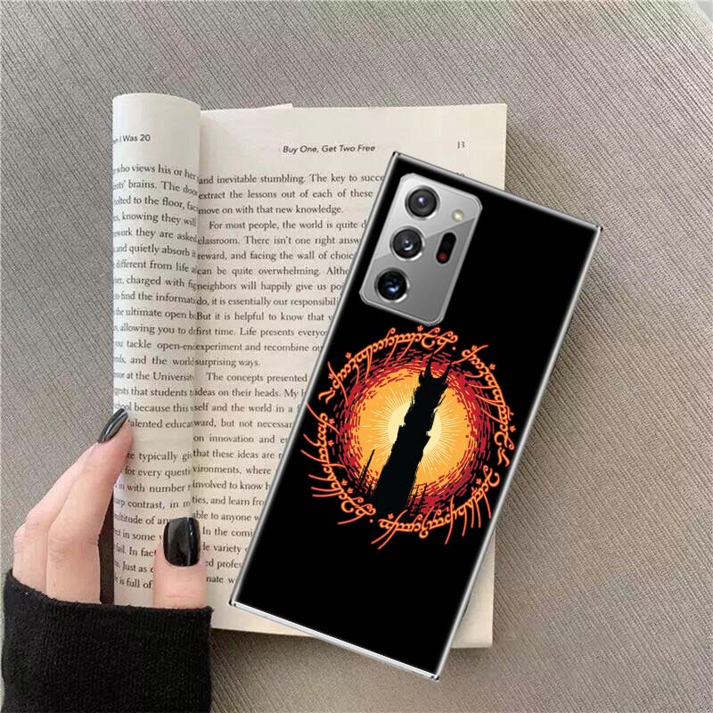 The L-Lord of the R-Rings Phone Case For Samsung Galaxy S25 Edge S24 S23 FE S22 S26 Ultra S21 S20 S10 Plus Capa Soft