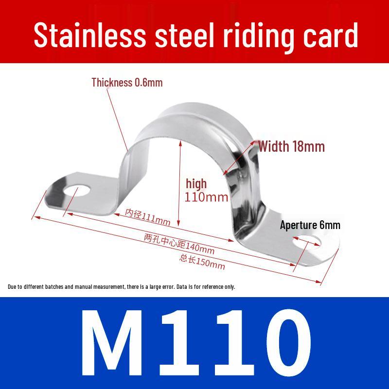304 Stainless Steel U-Bolt Pipe Saddle Clamp