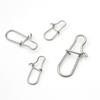 Steel Nice Hooked Swivel Connector Swivel Lure Connector Fishing Snaps Clips Lock Snap Connector