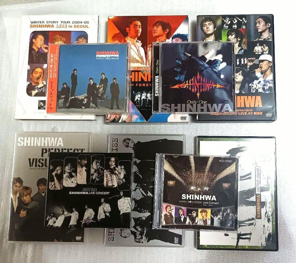 [USED] SHINHWA DVD VCD CD set bundle