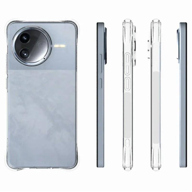For Xiaomi Redmi K80 5G/Xiaomi Poco F7 Pro 5G Clear TPU Case WANLONFENG TM Series 2.0mm Phone Back Cover