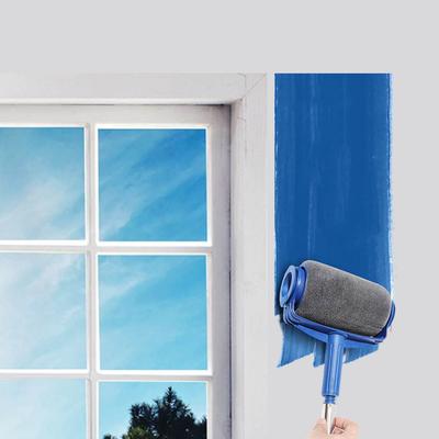 Sponge Paint Roller Brush with Telescopic Handle for Wall Painting Sponge Rollers Paint Tools No Color Difference