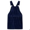 Salopette robe - vidaXL - Enfant - Velours côtelé - Bretelles ajustables - Poches utilitaires