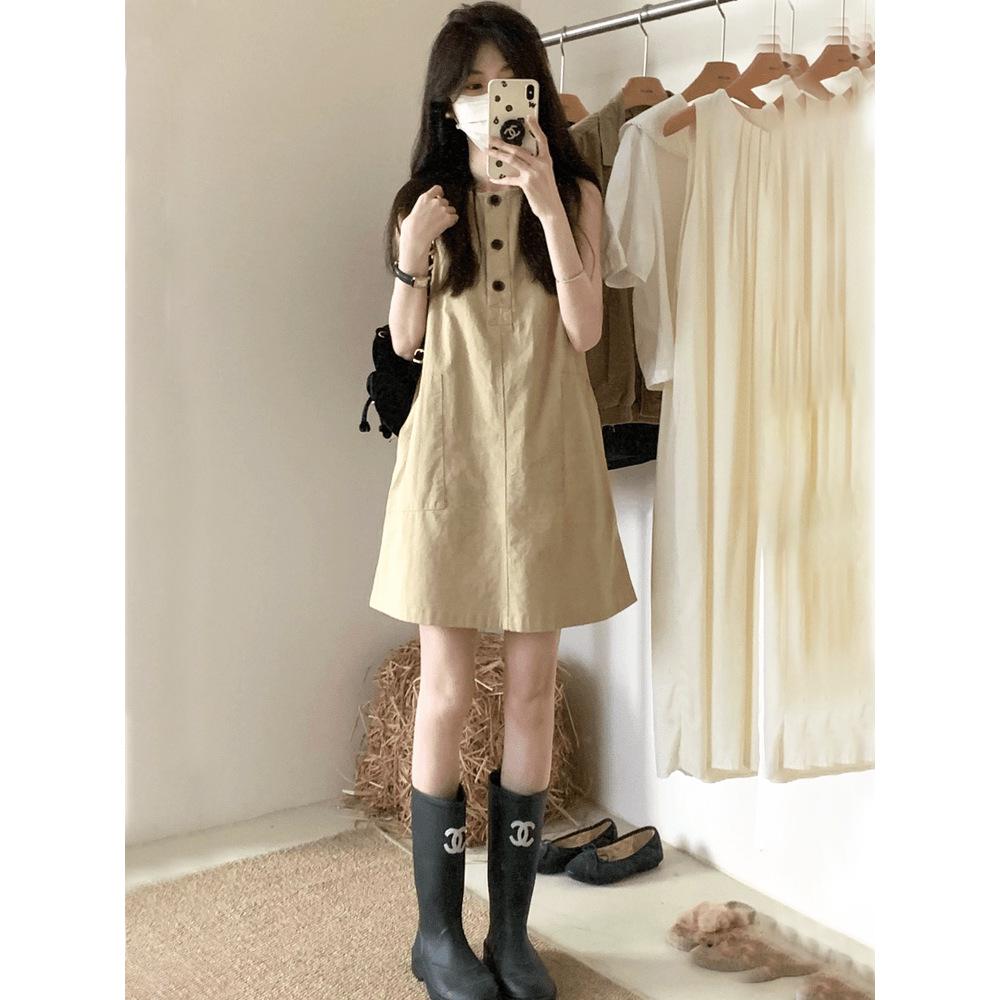 

Ретро Комбинезон Рабочий Без Рукавов XS for 32-44 kg