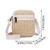 Durable Casual Straw Shoulder Bag – Water-Resistant and Practical, Suitable for Shopping, Travel, and Everyday Use