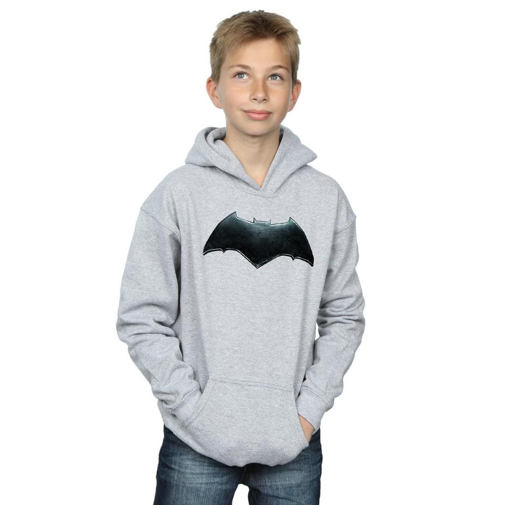 DC Comics Boys Justice League Movie Batman Emblem Hoodie
