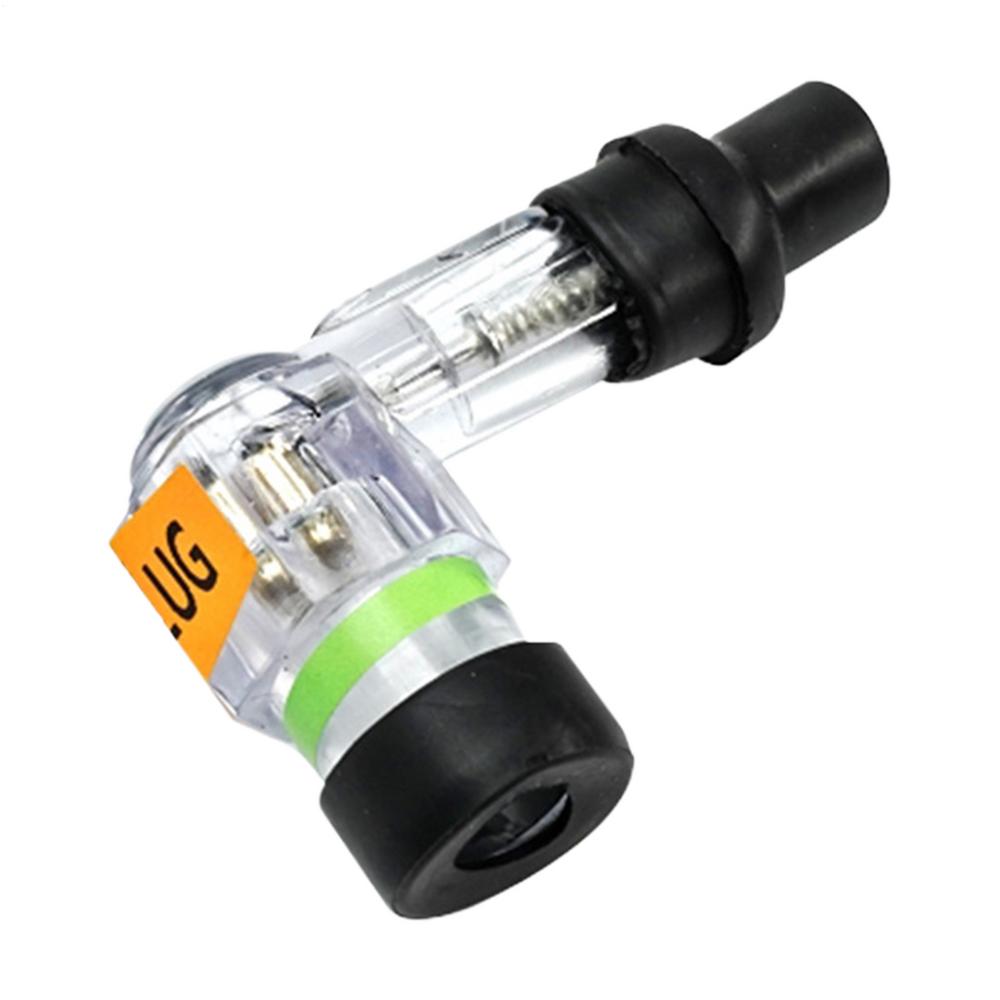 

Motorcycle Spark Plug Cover High Pressure Motorcycle Flash Spark Plug Protector Heat-Resistant Replacement Parts for Motorbike чорний