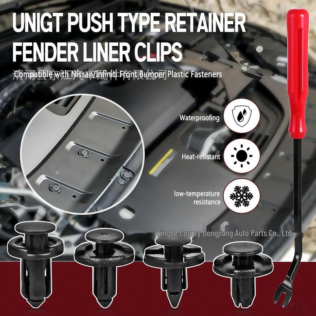 Universal Car Trunk Buckle Set - 120 PCS Expansion Screw Clips for Auto Parts