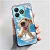 Phone Casing For ZTE Blade A75 4G Case Z2359 Luxury Dragon Cute Cool Boys Girls Black Matte Soft Silicone Protective Back Cover