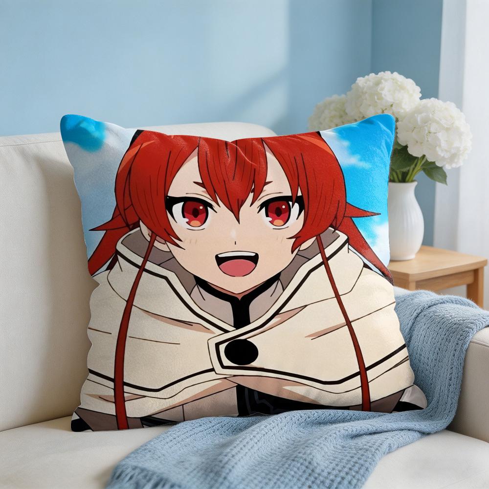 MMushoku TTensei Anime Cushion Cover Square Pillow Bedroom Sofa Leisure Comfort Living Room Home Decoration X