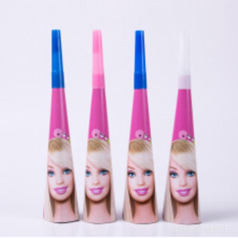 Barbie Doll Pink Birthday Supplies For Girls With Complete Tableware And Toys