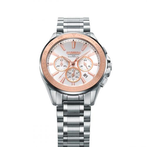 [SCORPION] SCORPION Alecto Chronograph Metal Watch SP3340M-WRG