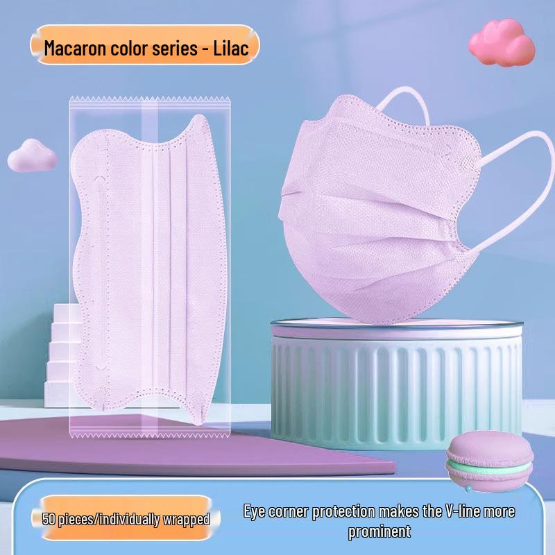 Damska jednorazowa maska motylkowa o wysokiej wartości na wiosnę/lato, pyłoszczelna, chroniąca przed słońcem, nowy design na rok 2025 do ochrony kącików oczu i wyszczuplenia twarzy