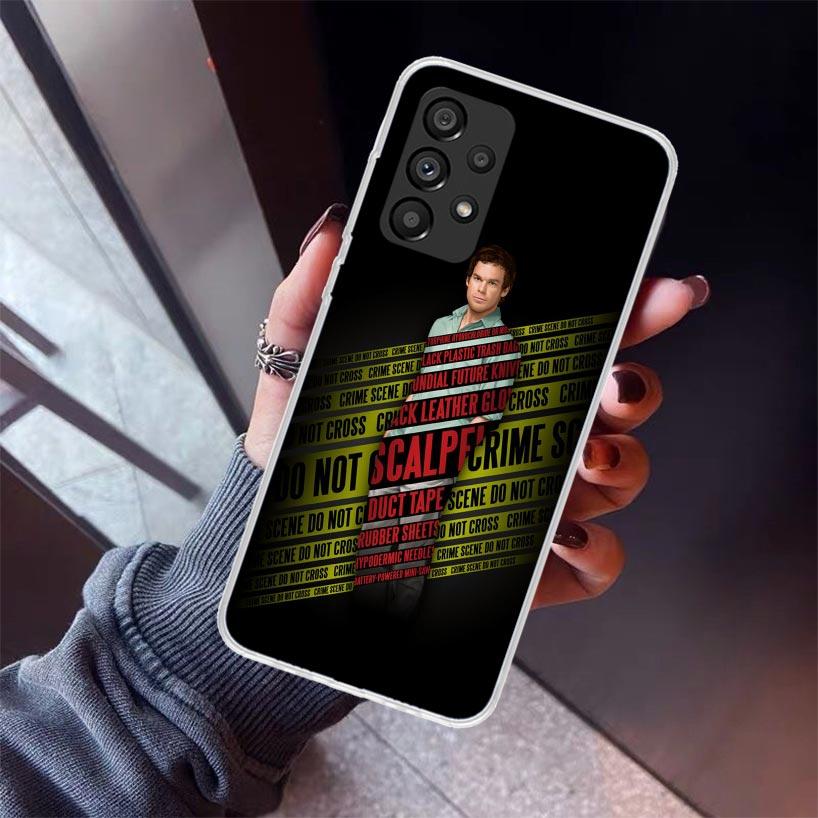 TV Show Dexter Morgan Phone Case For Samsung Galaxy A52 A51 A50S A32 A22 A12 A02S A72 A71 A31 A70 A30S Note 20 Ultra 10 Plus S10
