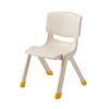 Kids Plastic Stool With Backrest Dining Bathroom Study Non-Slip Heavy Duty Seat Toddlers Age 3-6