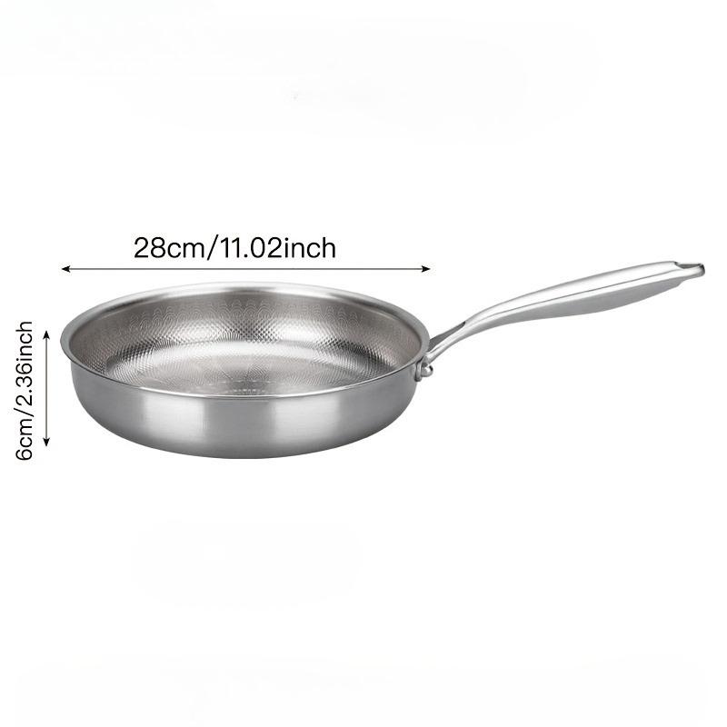 Titanium Peacock Pattern Frying Pan Non-stick Titanium Crystal Coating, Zero Coating, Suitable for All Stovetops Dishwasher Safe