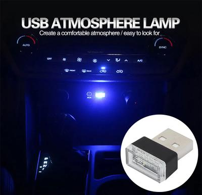 Samochodowe Mini USB LED Ambient Light Dekoracyjne Lampy Atmosferyczne Środowisko Wewnętrzne Przenośne Światło Plug Play Lampa Atmosferyczna Imprezowa