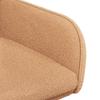 Dining Chairs 2 Pcs Boucle Beige 59 X 57 X 85 Cm