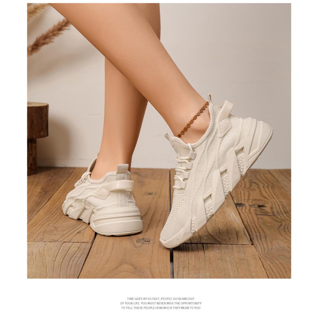 Dámské boty Flyknit Letní sportovní Prodyšné Ležérní Síťované boty Měkká podrážka Síťované boty Odolné proti nečistotám Cestovní boty