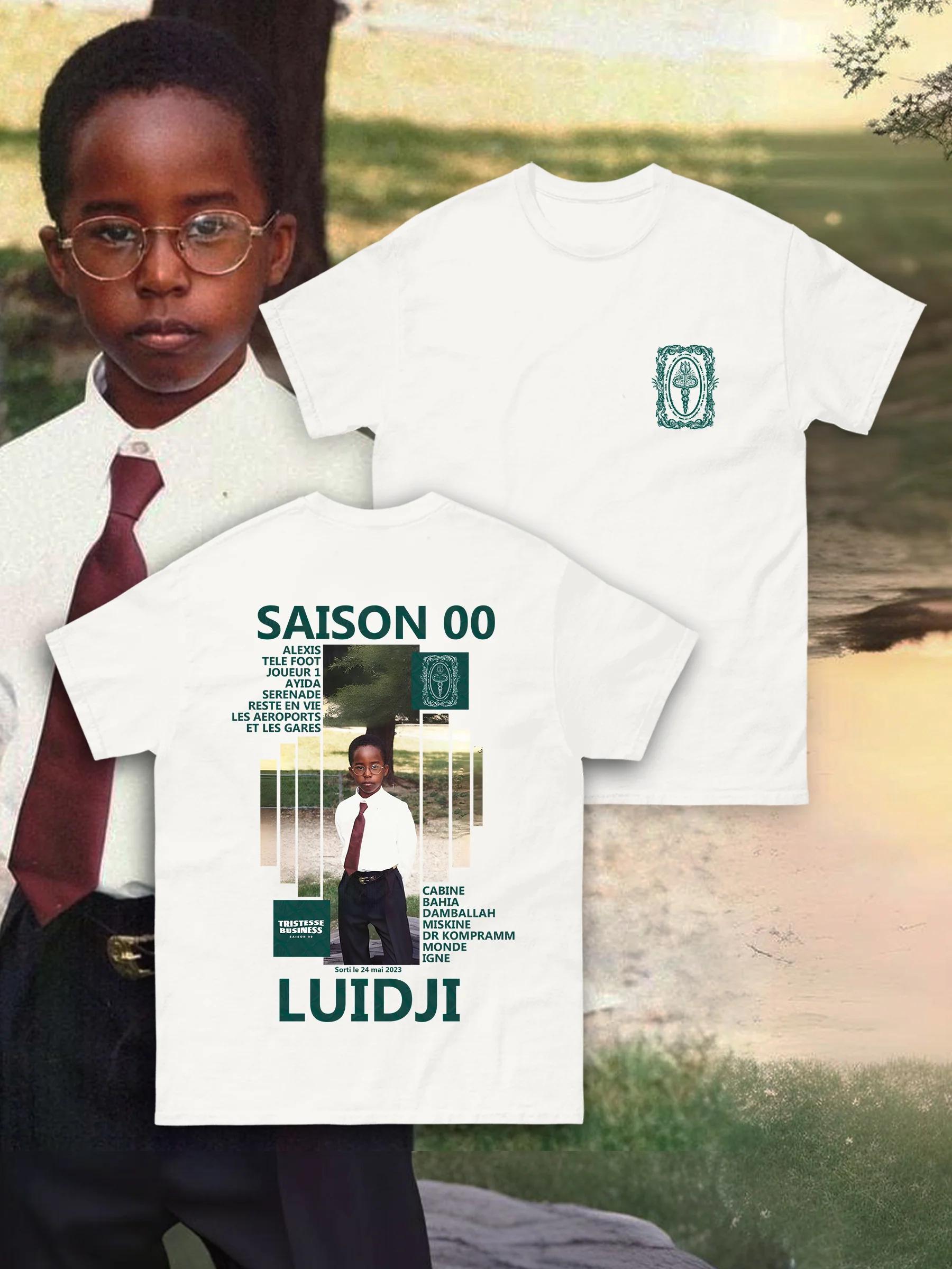 Hot Rapper Luidji Saison 00 Album Graphic Tshirt Unisex Women Pop Music Tshirt Casual Cotton Vintage TShirt Unisex M