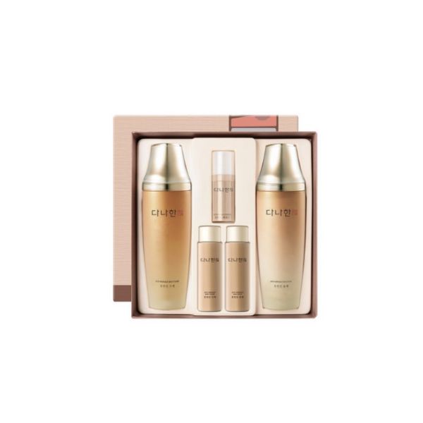 Danahan Bonyeonjin Anti-Wrinkle 2-Set - Intensive Herbal Skin & Emulsion (Skin 160ml + Emulsion 160ml + Gifts)