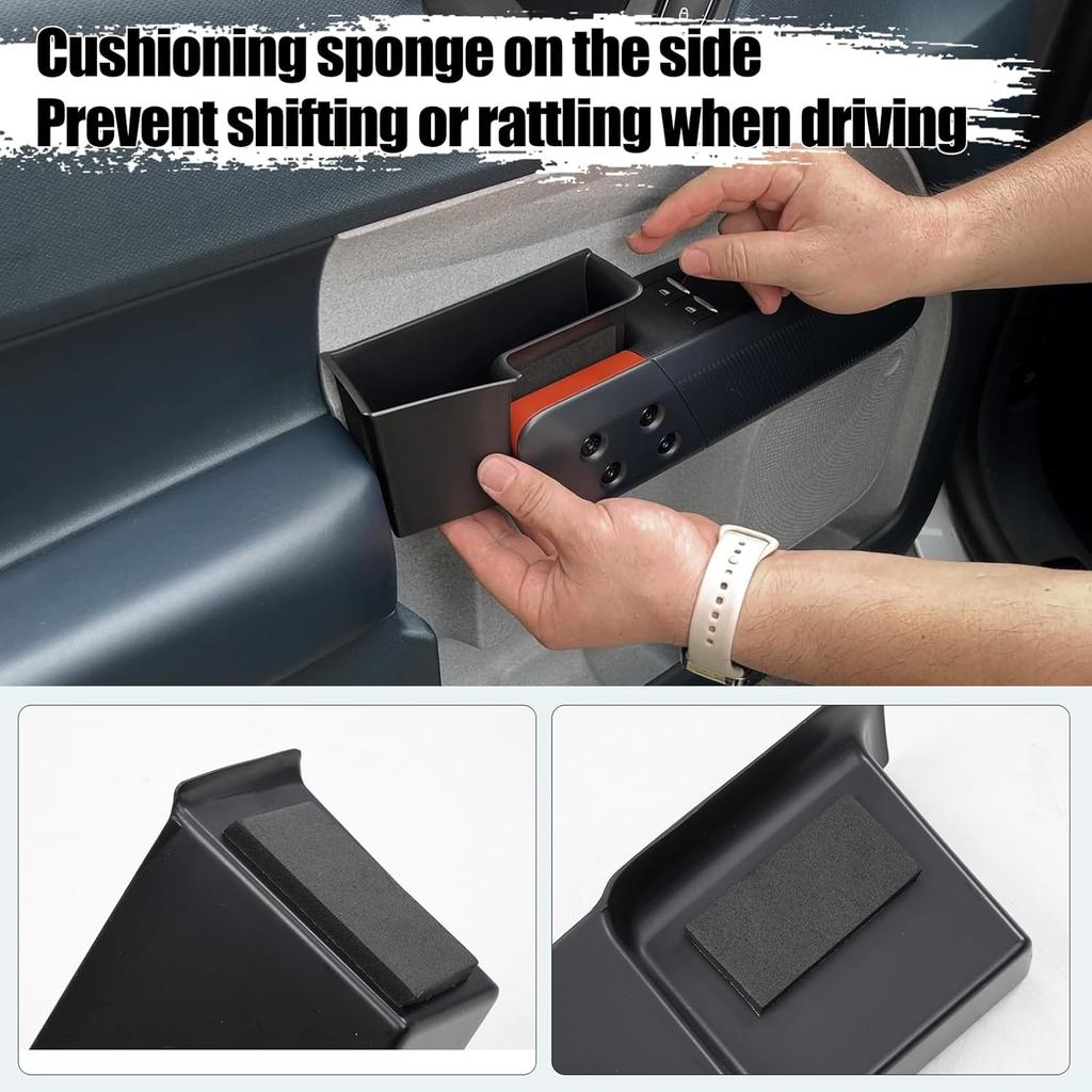 Mabett Door Handle Storage Organizer For Ford Maverick -2025 Accessories, Door Handle Armrest Ert Tray Box Fit Maverick (Front Doors+Rear Doors Set)