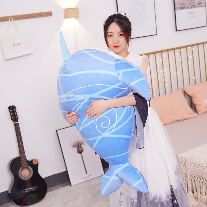 Genshin Impact Peluche Bambola Cosplay Tartaglia Balena Peluche