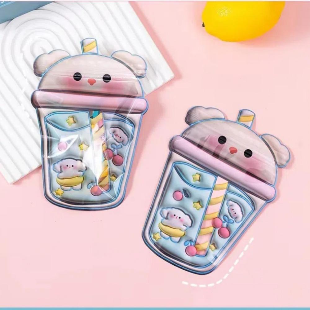 20pcs 3D Goodies Sealed Bags Bear Wrapping Bags Cute Self-sealing Bags New Year Gift