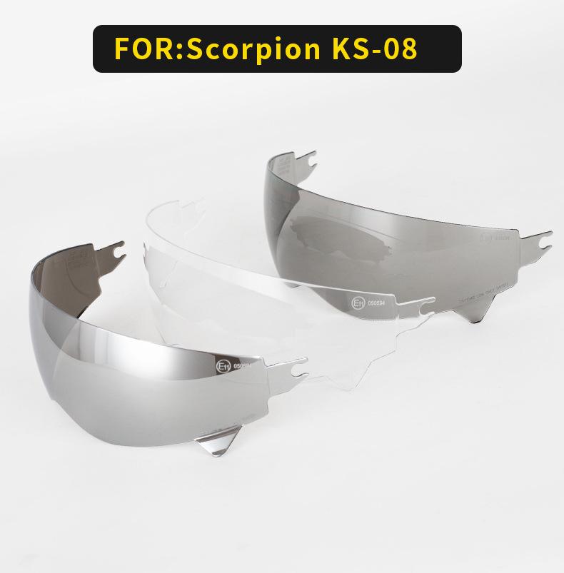 KS08 Retro Motocyklová Helma Aurora Vnitřní Čočka Příslušenství