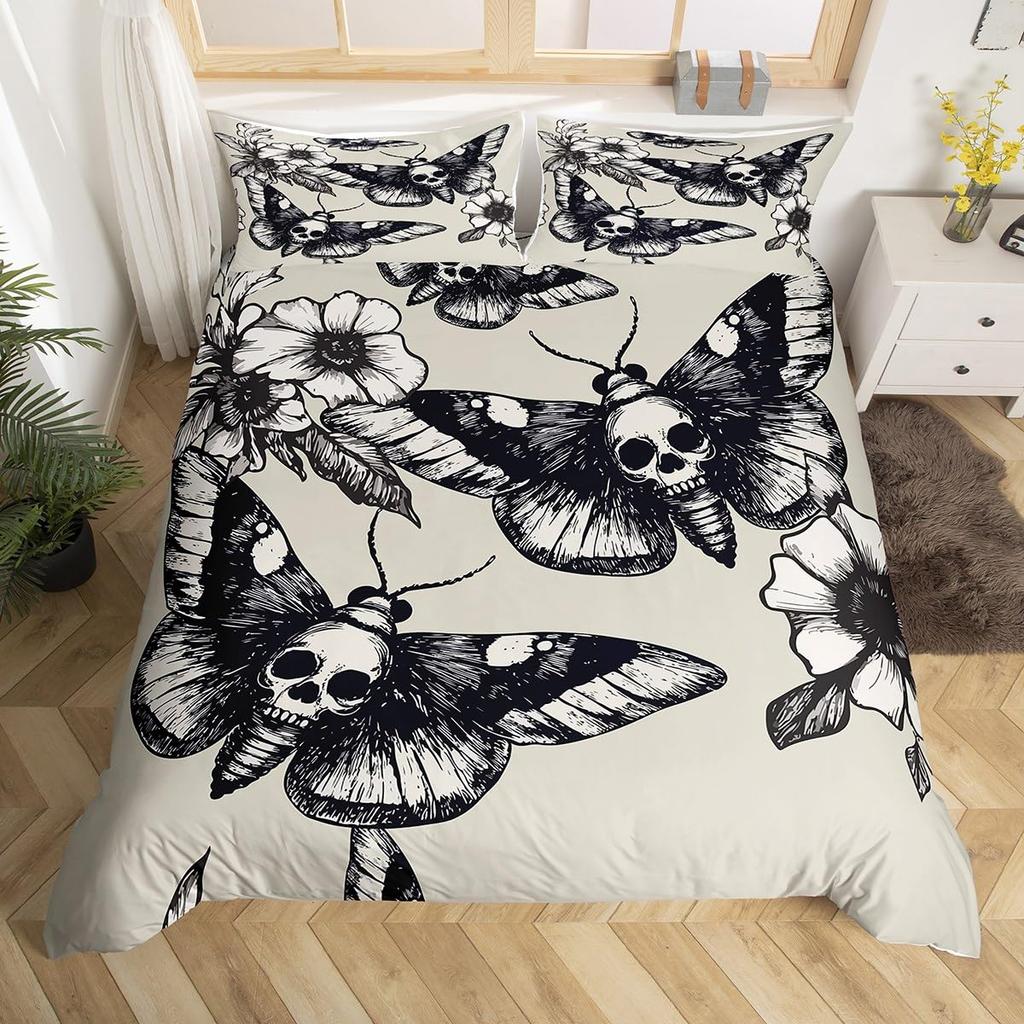 Erosebridal Kids Camping Bedding Set Twin Size Happy Camping Comforter Cover for Boys Girls Western Rustic Farmhouse Style Duvet Cover Vinta