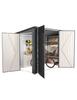 2.3x1.2m Garden Shed Bike Storage, Metal Lockable Sheds for 4-5 Bikes, Outdoor Waterproof Galvanized Steel Tool Storage Shed for Tools