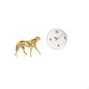 Sculpture with Modern Wall Clock Design Elegant Animal Figurine Table Centerpiece And Decorative