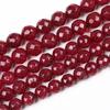 6mm/8mm/10mm Natural Round Beads Crystal Chalcedony Faceted Semi-gemstone Loose Beads Diy Jewelry