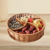 Handcrafted Wicker Bread Baskets - Elegant Serving Tray for Dining