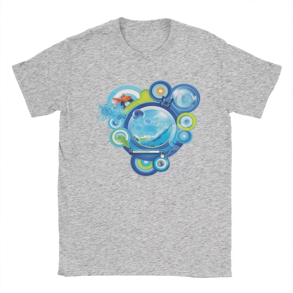 2025 Lato Gorąca Unikalna Koszulka Frutiger Aero Maksymalizm Męska Okrągły Dekolt 100% Bawełna T-Shirty Krótki Rękaw Topy Pomysł na Prezent