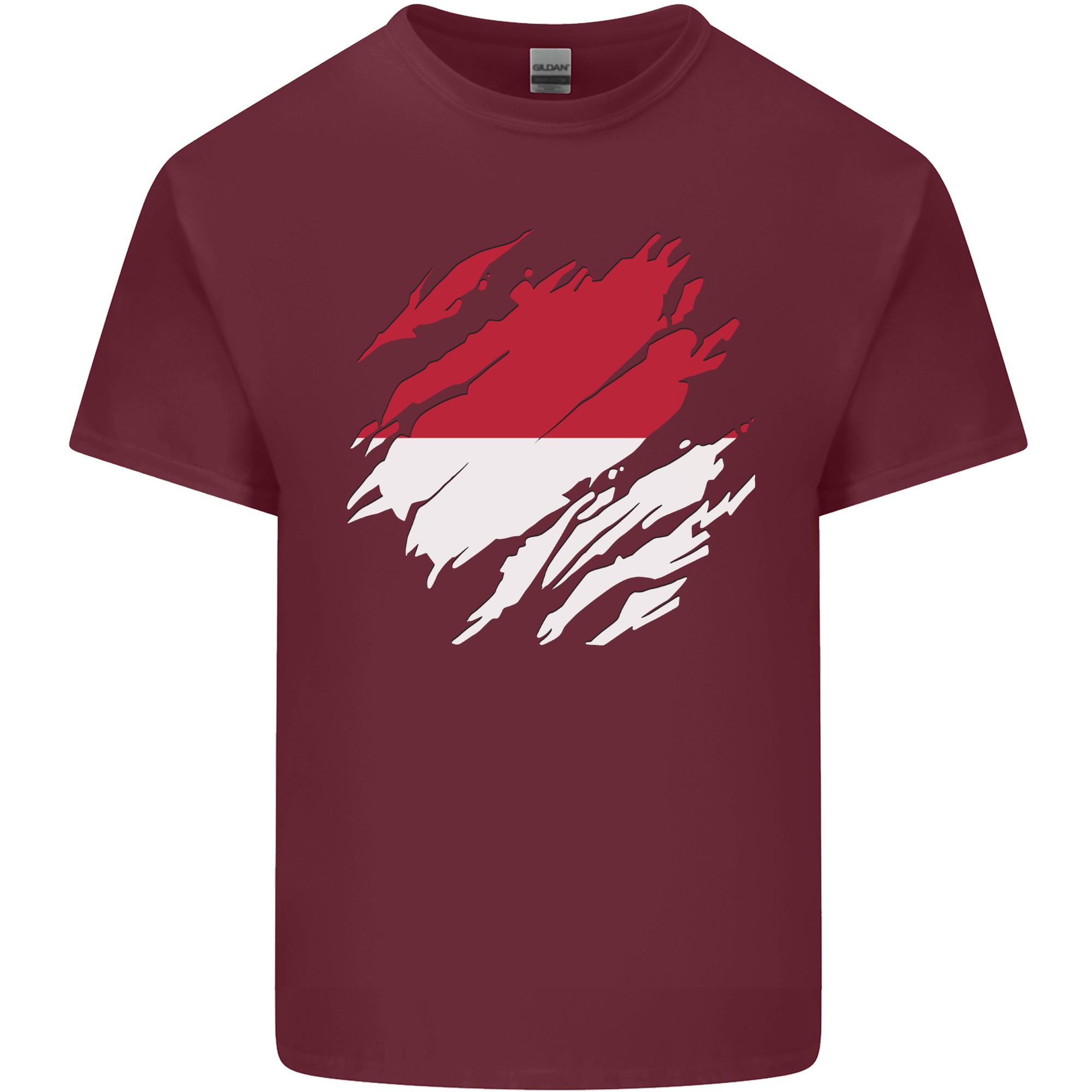 Torn Flag Monaco Unisexs Light Cotton TShirt S