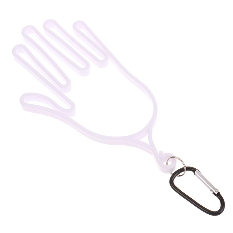 1Pc Golf Gloves Holder With Carabiner Golf Gloves Stretcher Golfer Tool Gear Gloves Rack Hanger Golf Supplies Accessories