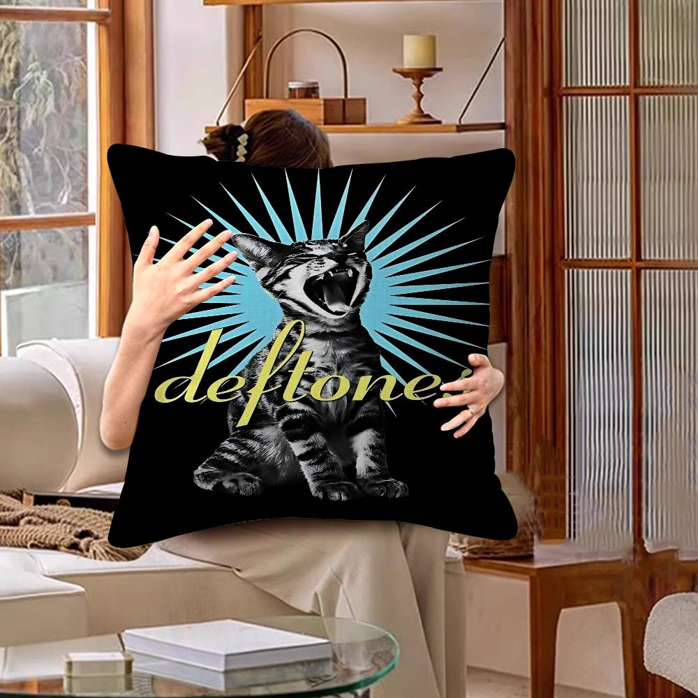 Rock Band DDeftones Personalized picture text home decorative pillows Household Gifts xcm