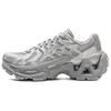 Li Ning Liejun Ace 3.0 Retro Fashion Shock Absorbing Breathable Durable Low Top Lifestyle Casual Shoes Unisex Casual Shoes Silver AZGV151-2