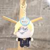 Yousheng Cute Anime Character Plush Keychain, Soft Cartoon Reindeer Stuffed Animal Pendant, Straw Hat Crew Inspired Key Ring for Bag Backpack, Gift
