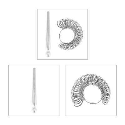 Ringgrößenmessgerät Ringmesser Messstab für Ringe Schmuckdorn und Ringmaß Fingergrößenbestimmung für die Schmuckherstellung