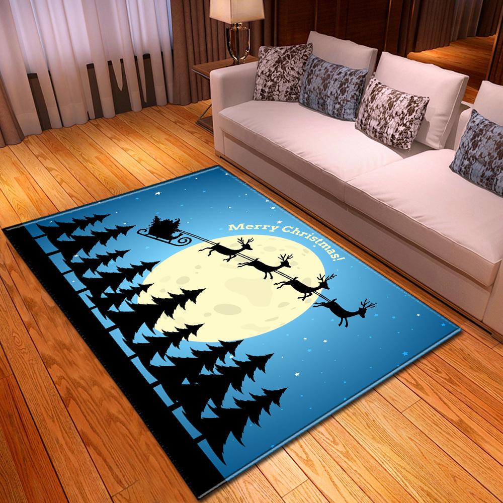 Christmas Living Room Floor Mat Bedroom Dining Room Carpet Carpet Doormat
