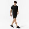 Mizuno Running Wear Dry Aeroflow Short Highly Quick Black T-Shirt, Sleeve, Breathable, Drying, Sports, J2MAC004, Men's,
